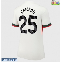 Chelsea Moises Caicedo #25 Bortedrakt Dame 2025-26 Kortermet